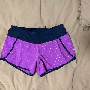 lululemon running shorts - size 6